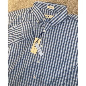 Onward Reserve Flannel Shirt Size M Men's Button Down Plaid Classic Fit Camp UPF